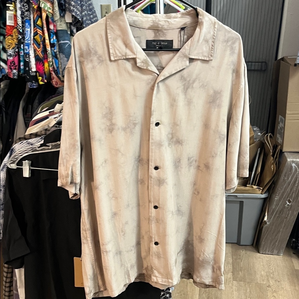 Rag & Bone Avery Washed Camp Shirt